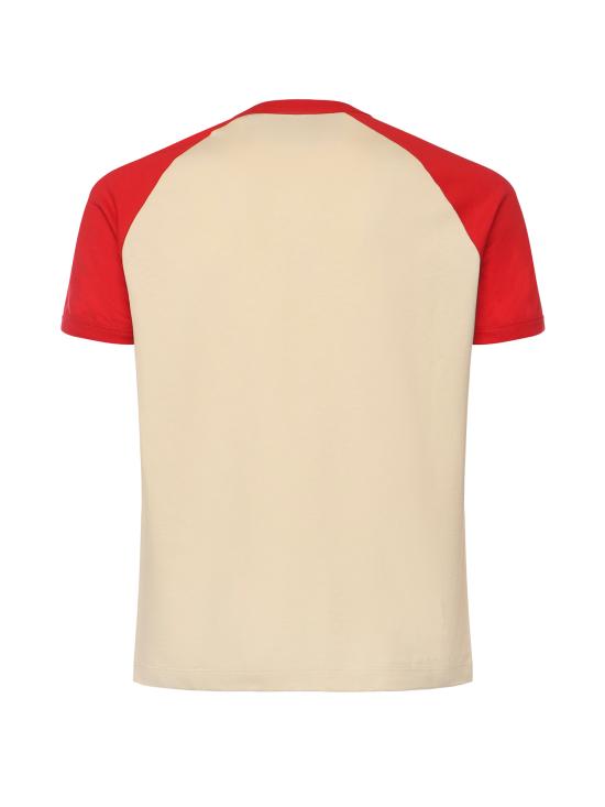 25FW 발렌티노 가라바니 반팔 티셔츠 7V3MG17D AYCCLB BUTTER RASPBERRY - VALENTINO GARAVANI