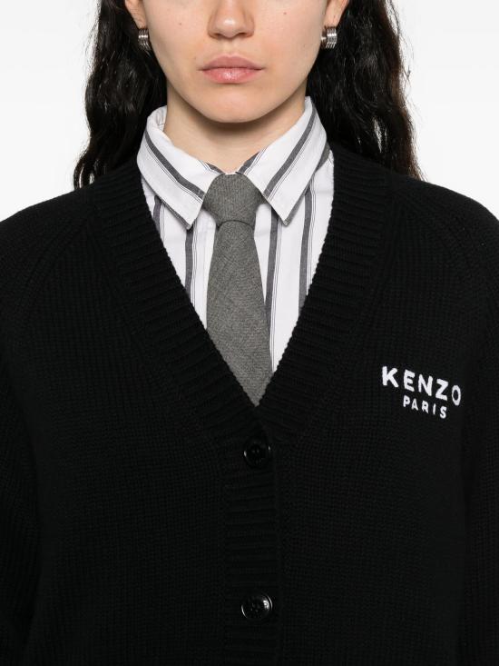 25FW 겐조 스웨터 FF62CA7063LA 99J Black - KENZO