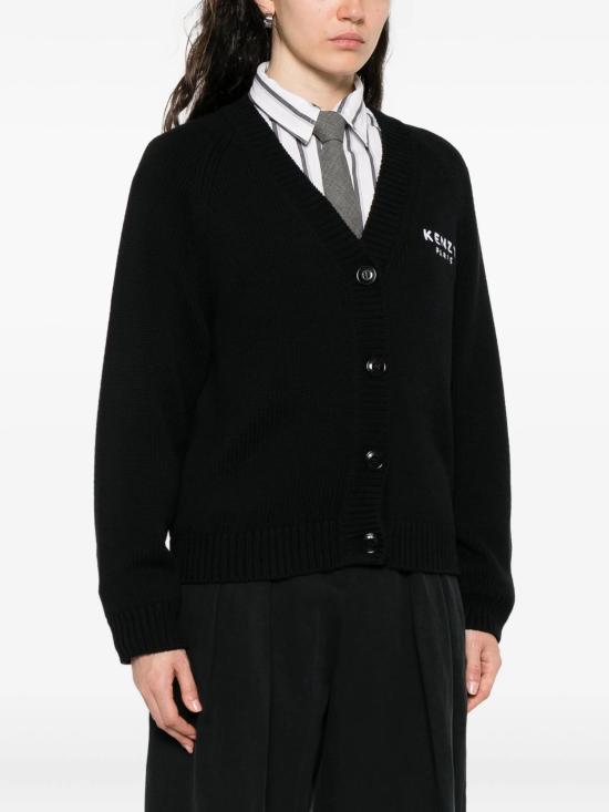 25FW 겐조 스웨터 FF62CA7063LA 99J Black - KENZO