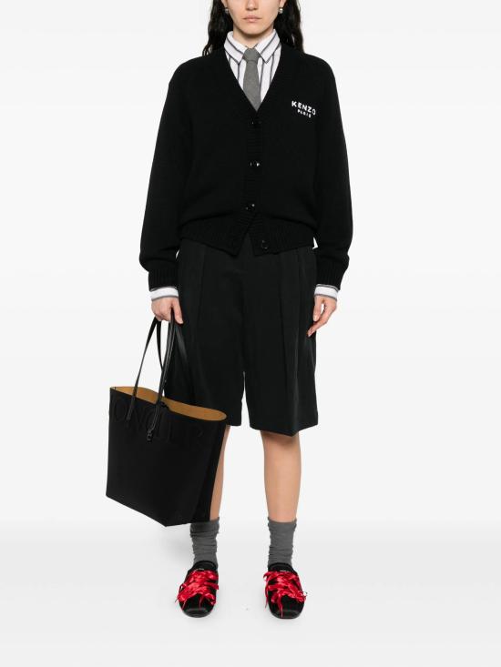 25FW 겐조 스웨터 FF62CA7063LA 99J Black - KENZO