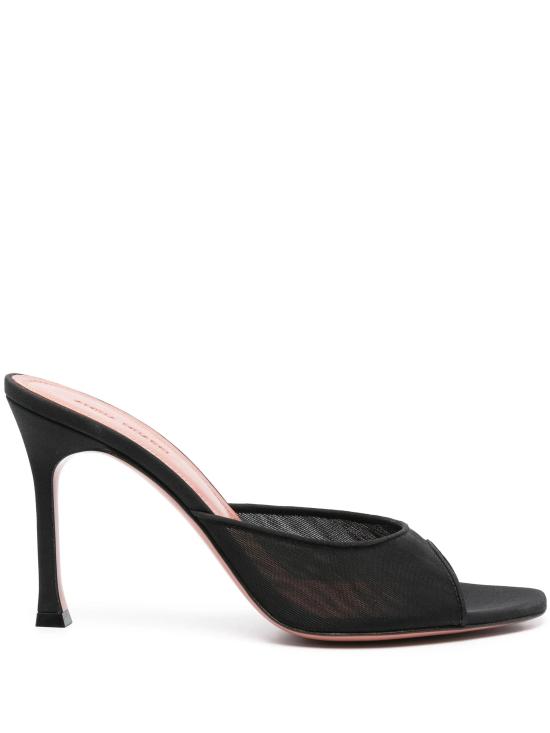 25FW 아미나 무아디 뮬/슬리퍼 ALEXAMESHSLIPPER95 BLACK Black