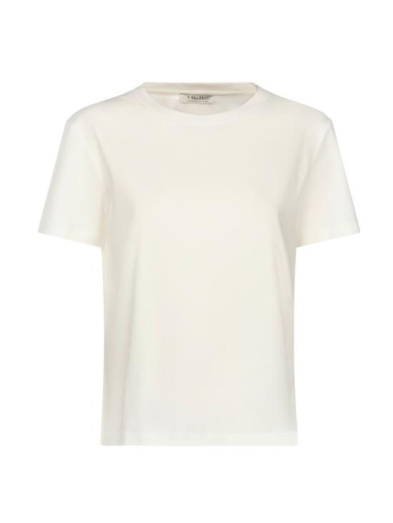 25FW 에스막스마라 반팔 티셔츠 2529976041600 001 White