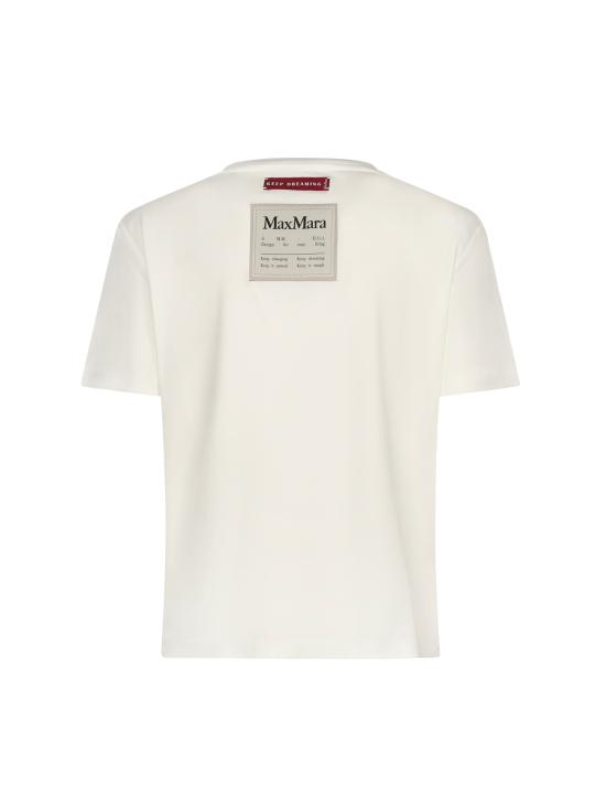 25FW 에스막스마라 반팔 티셔츠 2529976041600 001 White - 'S MAX MARA