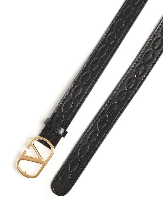 25FW 발렌티노 가라바니 가죽 벨트 7Y2T0SM3 ZIM0NO Black - VALENTINO GARAVANI