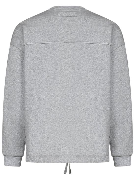 25FW 에르메네질도제냐 긴팔 티셔츠 N6MGI1940 032 Grey - ERMENEGILDO ZEGNA