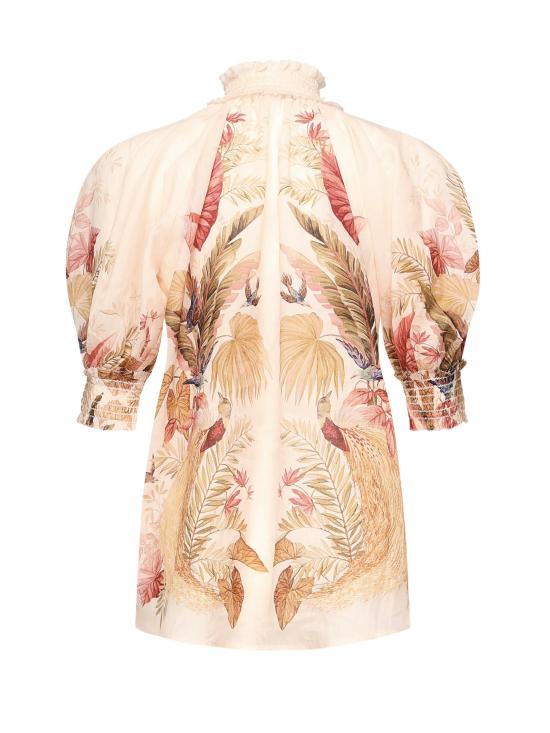 25FW 짐머만 블라우스 4556TSS253 CRMPLMFLO MultiColour - ZIMMERMANN