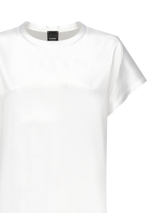 25SS 핑코 반팔 티셔츠 100100 A2JRZ05 White - PINKO