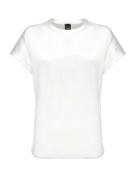 25SS 핑코 반팔 티셔츠 100100 A2JRZ05 White