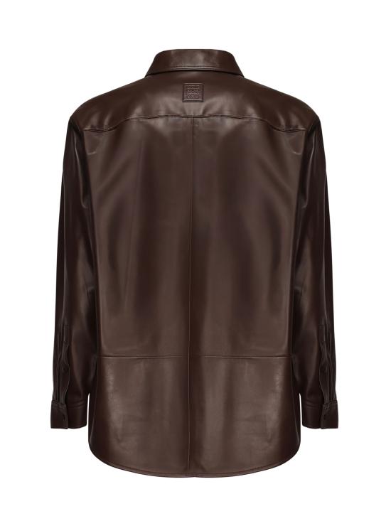 25FW 로에베 가죽 자켓 H526Y31L50 3270 Chocolate brown - LOEWE