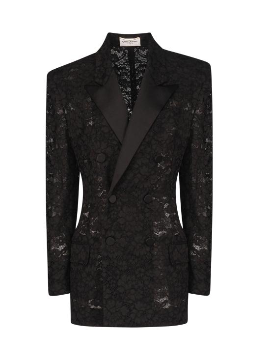 25SS 생로랑 수트 자켓 802140 Y9I521000 Black