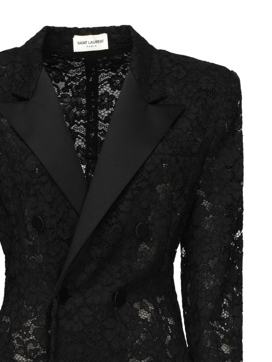 25SS 생로랑 수트 자켓 802140 Y9I521000 Black - SAINT LAURENT