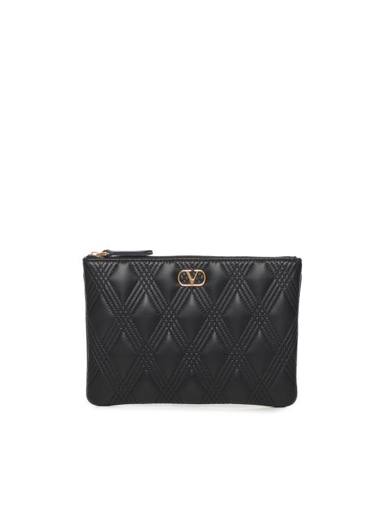 25FW 발렌티노 가라바니 클러치/파우치 7W2P0AS5 MIC0NO Black