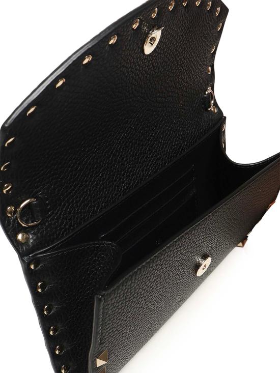 25FW 발렌티노 가라바니 락스터드 체인 장지갑 7W2P0AR6 VSH0NO Black - VALENTINO GARAVANI