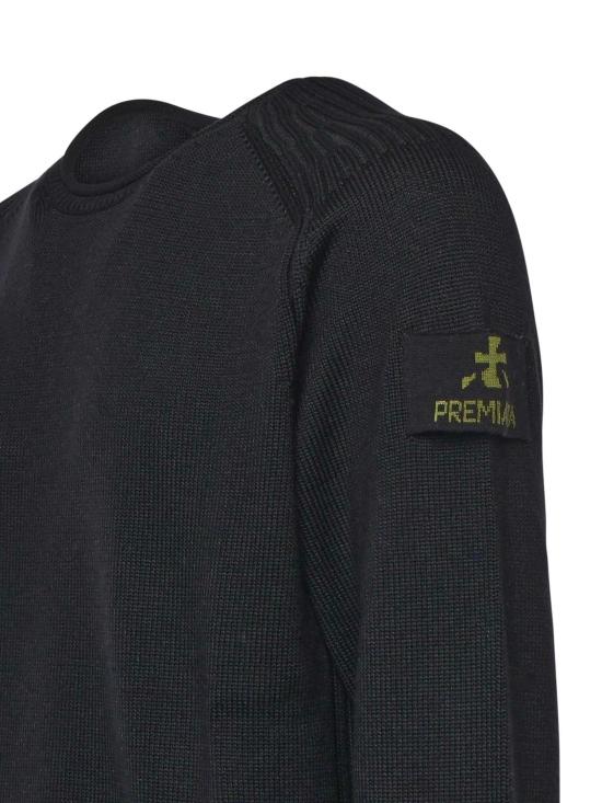 25FW 프리미아타 스웨터 PMG22 BLACK Black - PREMIATA