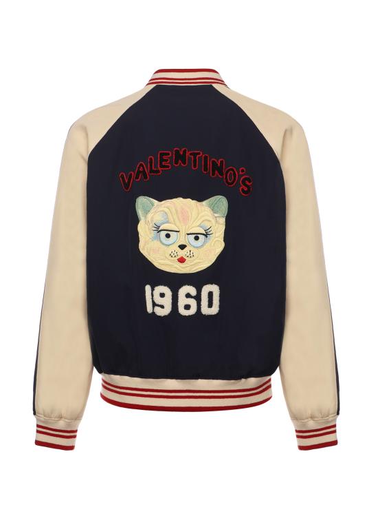25FW 발렌티노 가라바니 봄버 자켓 7V3CIP63 AWSDYB Blue butter - VALENTINO GARAVANI