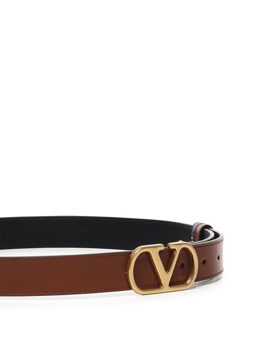 25FW 발렌티노 가라바니 벨트 7Y2T0SQ3 IYRDRN DEEP CARAMEL BLACK - VALENTINO GARAVANI