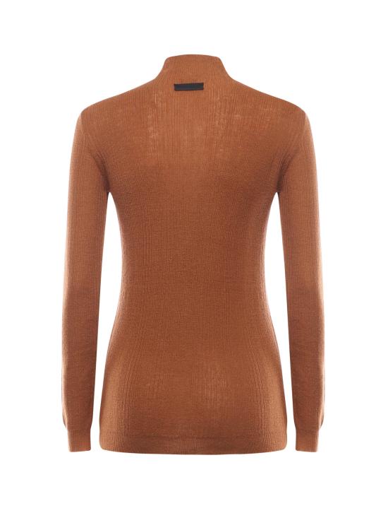 25FW 핑코 터틀넥 105752 A2TOL38 Brown - PINKO