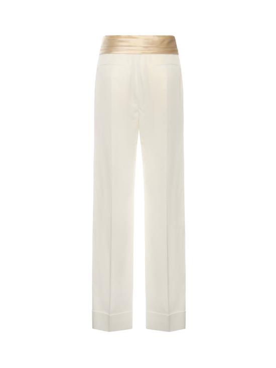 25FW 발렌티노 가라바니 스트레이트 팬츠 7B3RB6F4 8T1A03 White - VALENTINO GARAVANI