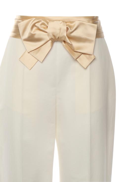 25FW 발렌티노 가라바니 스트레이트 팬츠 7B3RB6F4 8T1A03 White - VALENTINO GARAVANI