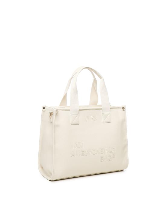 25FW 브이73 토트백 73BS8F302 RESPONSIBILITY NOWOFF WHITE Beige - V73
