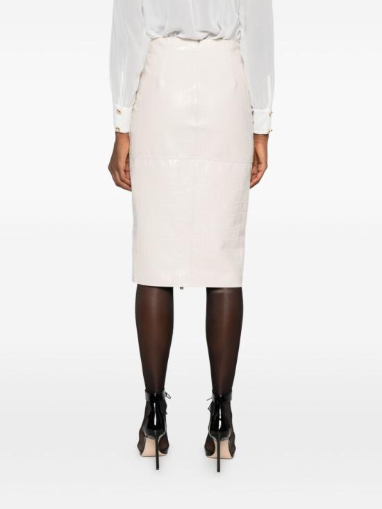 25FW 엘리자베타프랜치 미디 스커트 GO10858E2 DZ9 Milk - ELISABETTA FRANCHI