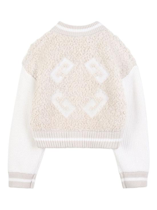 25FW [키즈] 지방시 가디건 H30994 CREMA - GIVENCHY