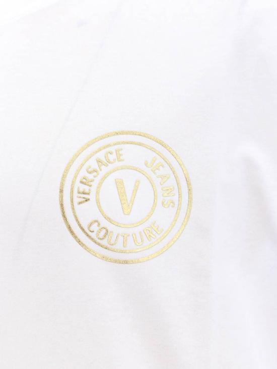  베르사체 반팔 티셔츠 76GAHT03CJ00TG03 White - VERSACE