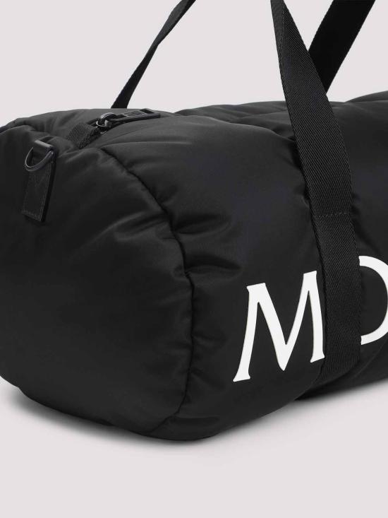  몽클레어 로고 워터 리펠런트 다운 필 더플백  K209A5G00001M8321999 Black - MONCLER