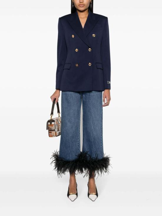 24FW 베르사체 수트 자켓 10134631A046491UI20 Blue - VERSACE