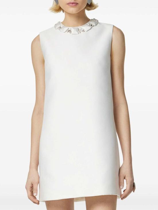 24FW 베르사체 숏 원피스 10150061A105981W010 White - VERSACE