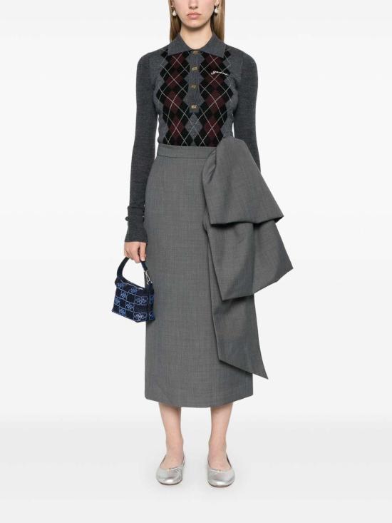  가니 폴로 티셔츠 K2314523 Grey - GANNI