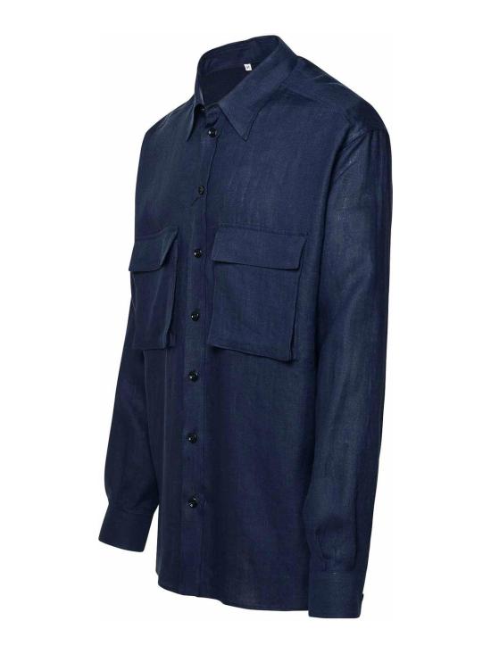 25FW 돌체앤가바나 긴팔 셔츠 G5LI9TFU4LGB0310 Blue - DOLCE & GABBANA