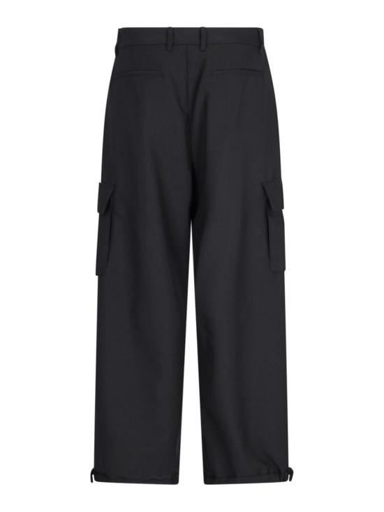  오프화이트 스트레이트 팬츠 OMCF037C99FAB0021010 Black - OFF WHITE