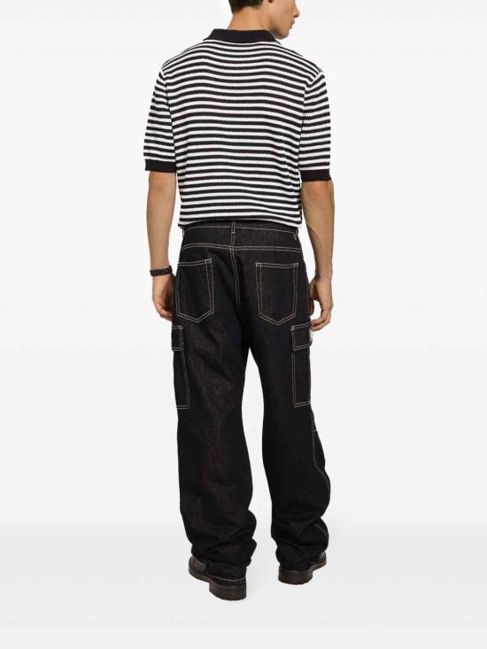 24FW 돌체앤가바나 폴로 티셔츠 GXZ09ZJFMY3B0789 Blue - DOLCE & GABBANA