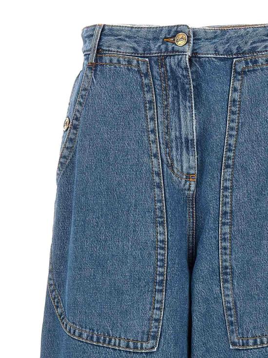  에트로 스트레이트 팬츠 WRNB0012AD230S9000 Blue - ETRO