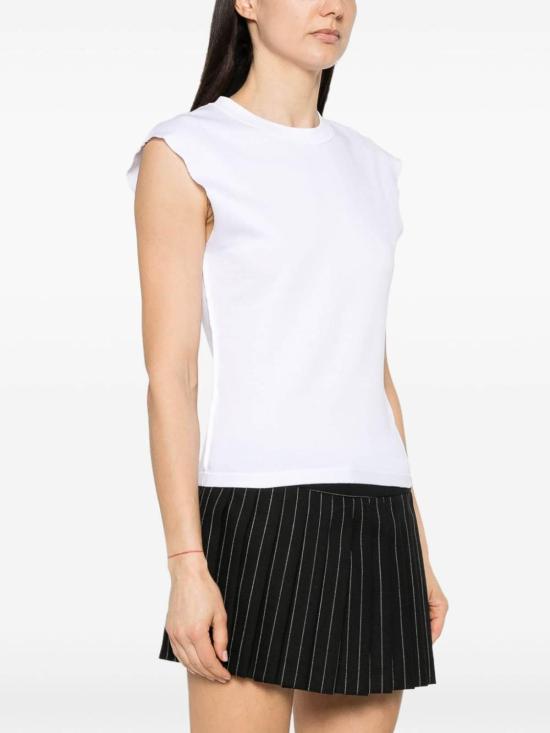  파코라반 반팔 티셔츠 24EJTE157CO0508P100 White - PACO RABANNE