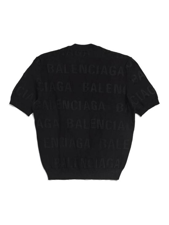  발렌시아가 반팔 티셔츠 788572T52121000 Black - BALENCIAGA