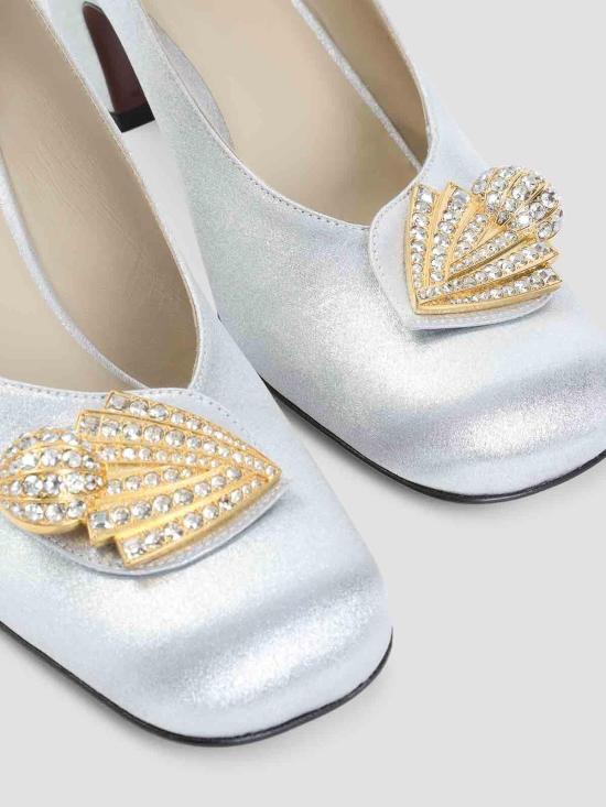 25FW 발렌티노 가라바니 힐/펌프스 7W2S0MJ8PHIS13 Silver - VALENTINO GARAVANI