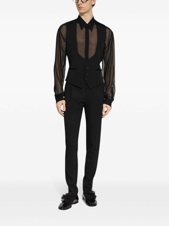  돌체앤가바나 스트레이트 팬츠 GP0F2TFU21EN0000 Black - DOLCE & GABBANA