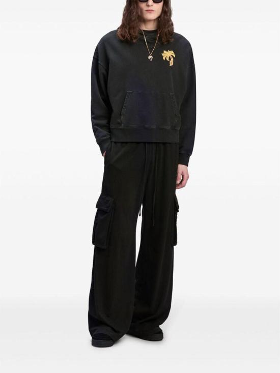  팜앤젤스 후드 티셔츠 PMBB058F24FLE0051076 Black - PALM ANGELS