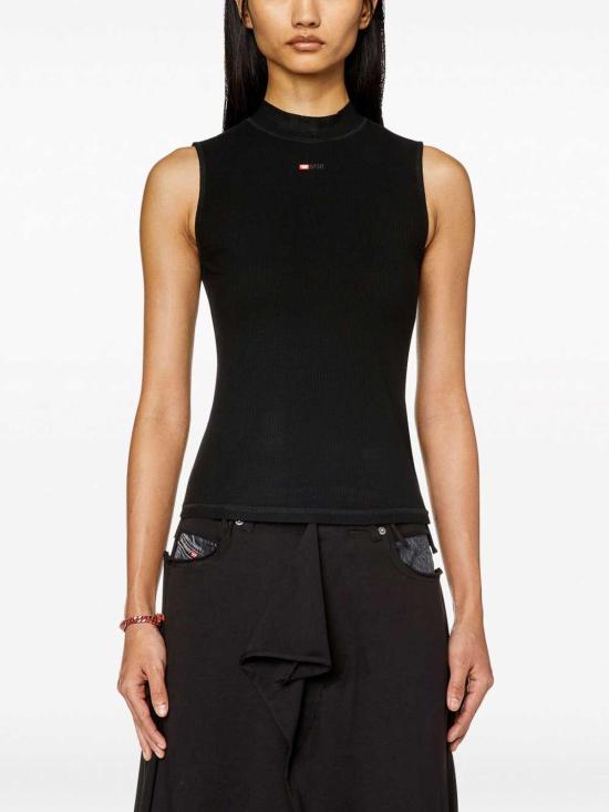  디젤 민소매 티셔츠 A103970BLAN9XX Black - DIESEL