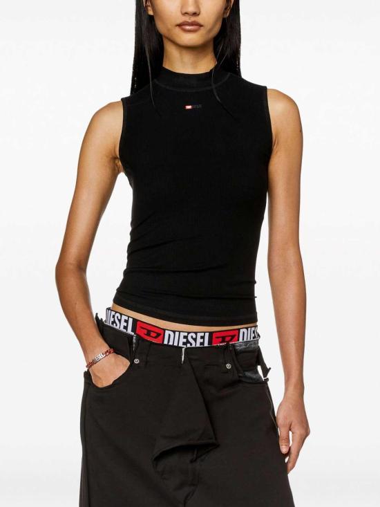  디젤 민소매 티셔츠 A103970BLAN9XX Black - DIESEL