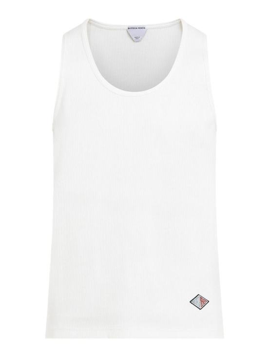  보테가베네타 민소매 티셔츠 799593V3Z609071 White