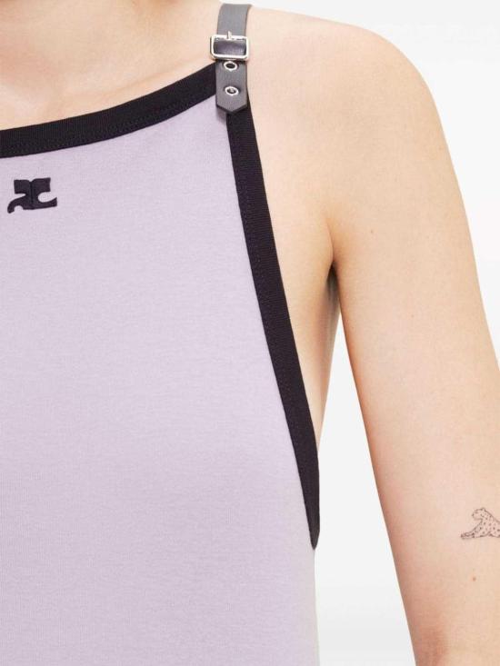  쿠레쥬 미디 원피스 124JRO364JS0070B102 Grey - COURREGES