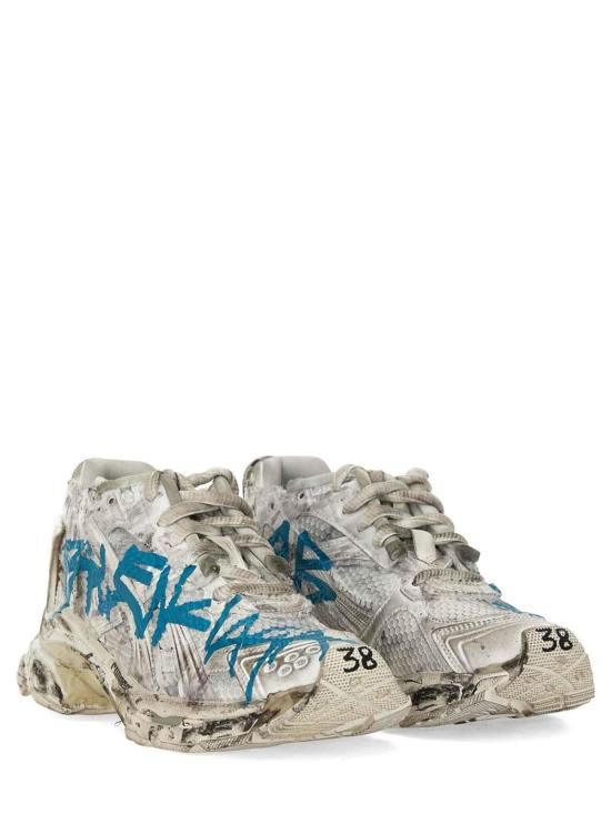  발렌시아가 러너 그래피티 스니커즈 772767W3RBQ9040 White - BALENCIAGA