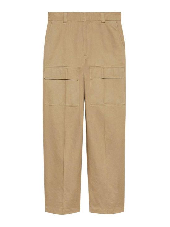  구찌 코튼 와이드 레그 카고 트라우저 762309ZAPRO9569