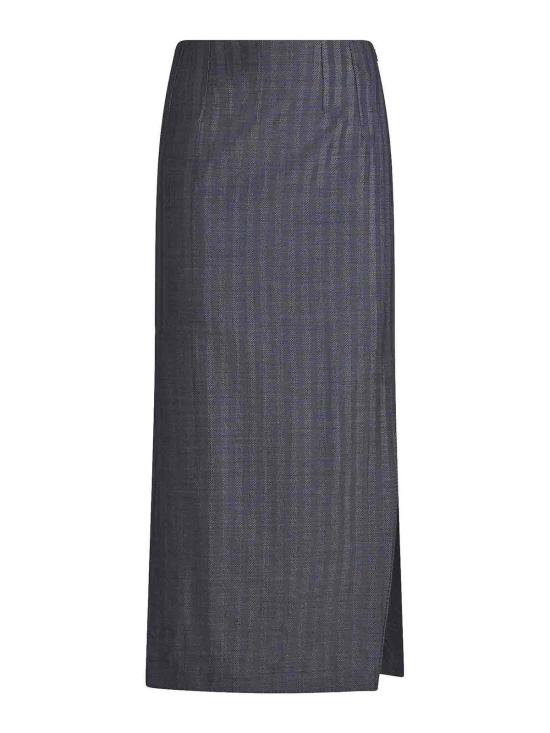  에트로 롱 스커트 WRFA004099TTB54B0711 Blue