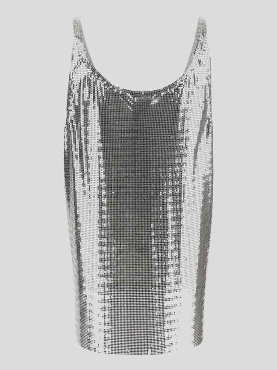 파코라반 반팔 티셔츠 19EITO039MH0060P040 Silver - PACO RABANNE