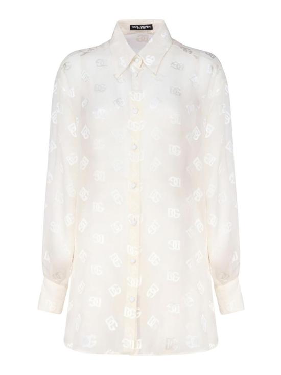 24FW 돌체앤가바나 블라우스 F5O54TFJTBRW3789 White