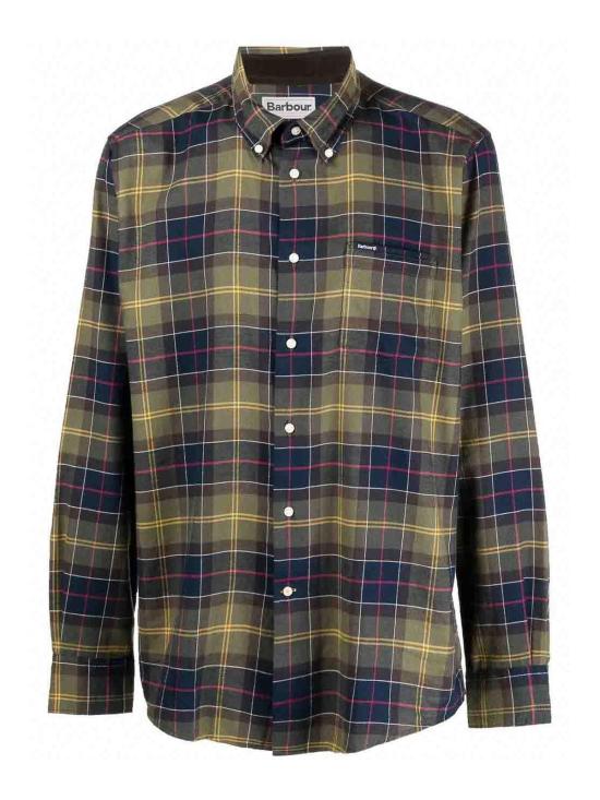 26FW 바버 긴팔 셔츠 MSH4991MSHTN52 Green